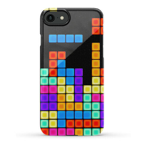 Tetris Pattern Phone Case