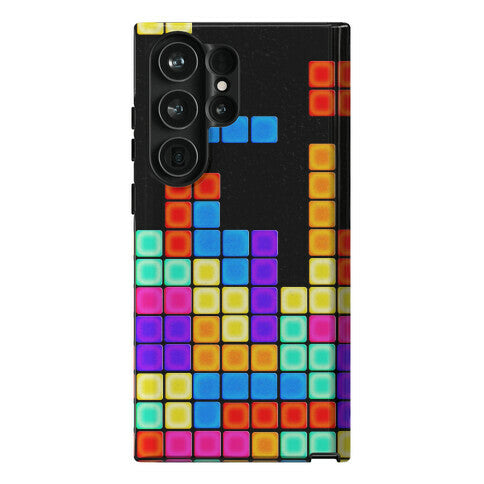 Tetris Pattern Phone Case