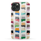 Cats In Scarfs Pattern Phone Case