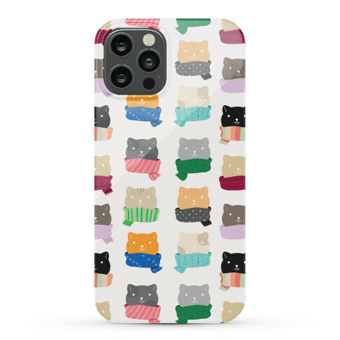 Cats In Scarfs Pattern Phone Case