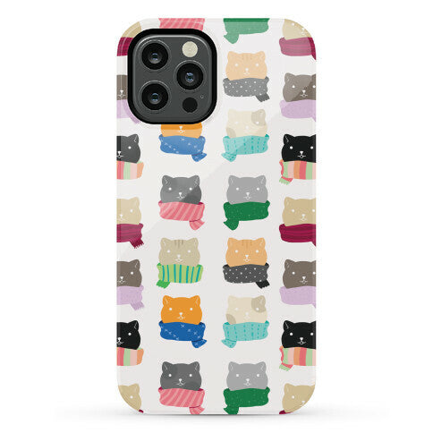 Cats In Scarfs Pattern Phone Case