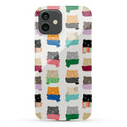Cats In Scarfs Pattern Phone Case