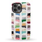 Cats In Scarfs Pattern Phone Case