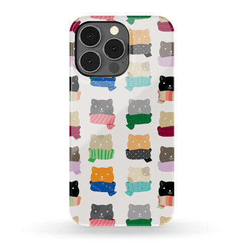 Cats In Scarfs Pattern Phone Case