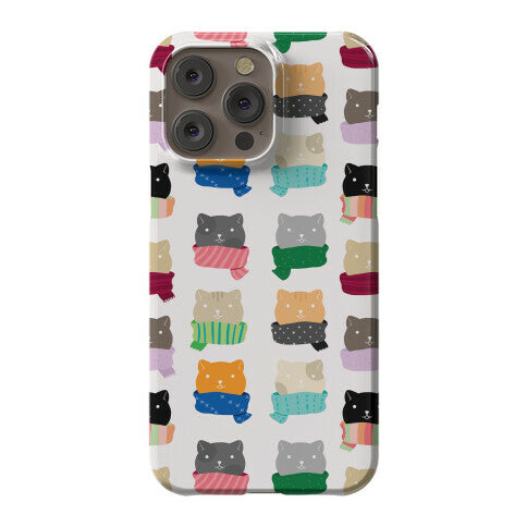 Cats In Scarfs Pattern Phone Case