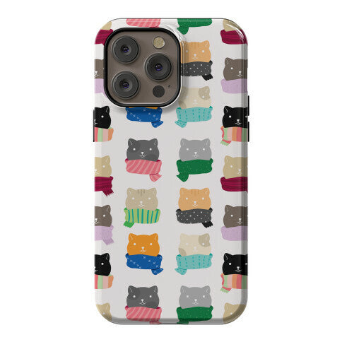 Cats In Scarfs Pattern Phone Case