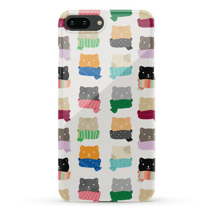 Cats In Scarfs Pattern Phone Case