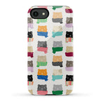 Cats In Scarfs Pattern Phone Case