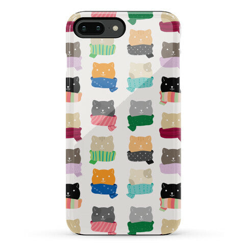 Cats In Scarfs Pattern Phone Case