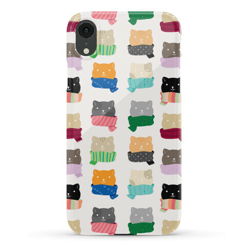 Cats In Scarfs Pattern Phone Case