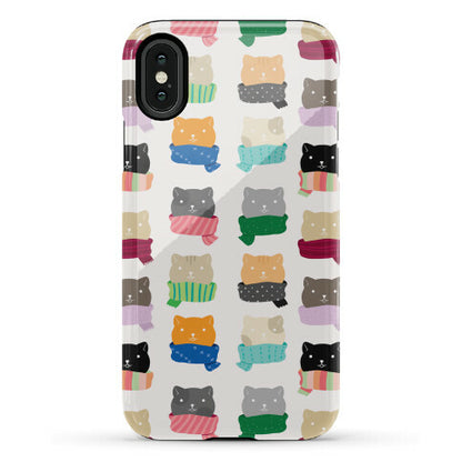 Cats In Scarfs Pattern Phone Case