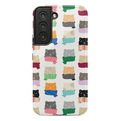 Cats In Scarfs Pattern Phone Case