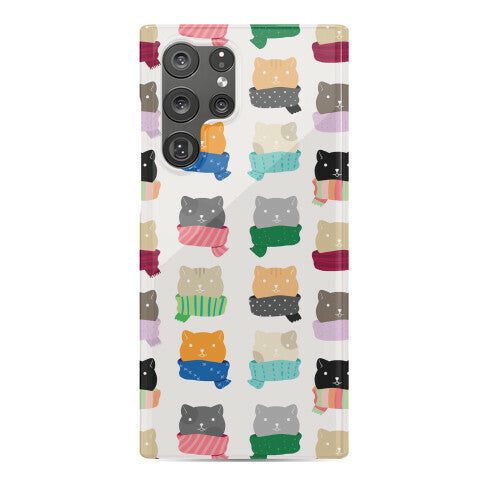 Cats In Scarfs Pattern Phone Case