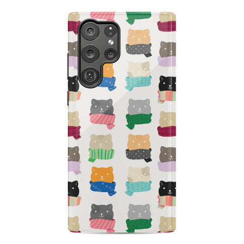 Cats In Scarfs Pattern Phone Case