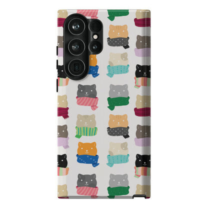 Cats In Scarfs Pattern Phone Case