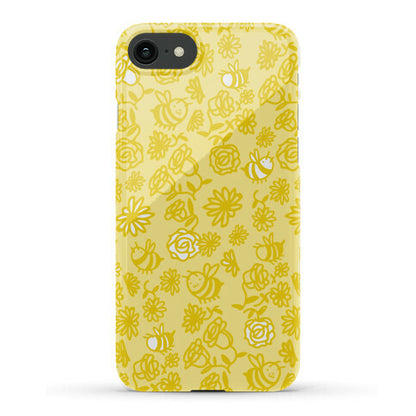 Bee And Flower Pattern Phone Case
