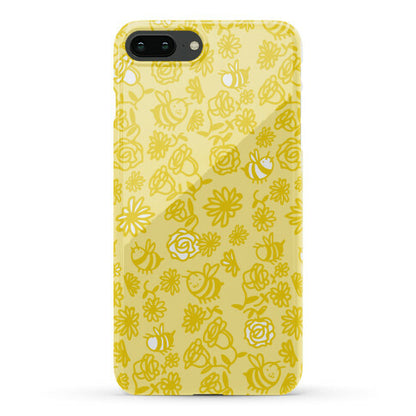 Bee And Flower Pattern Phone Case