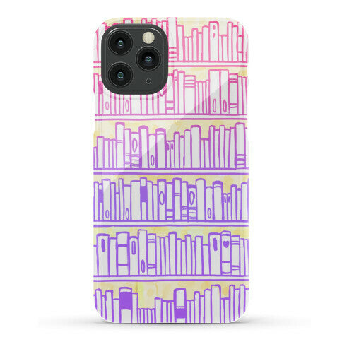 Bookshelf Pattern Phone Case