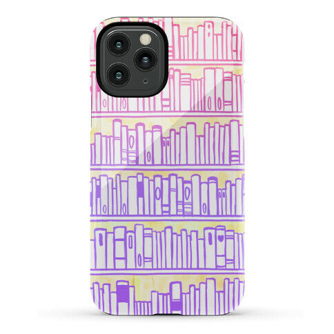 Bookshelf Pattern Phone Case