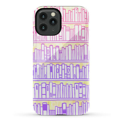 Bookshelf Pattern Phone Case