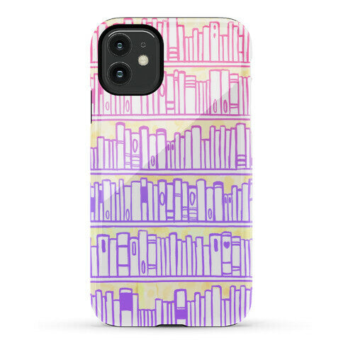 Bookshelf Pattern Phone Case