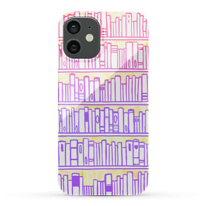 Bookshelf Pattern Phone Case