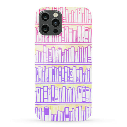 Bookshelf Pattern Phone Case
