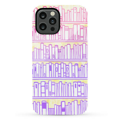 Bookshelf Pattern Phone Case