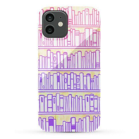 Bookshelf Pattern Phone Case