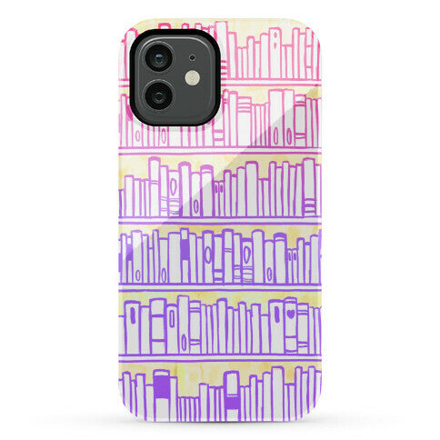 Bookshelf Pattern Phone Case