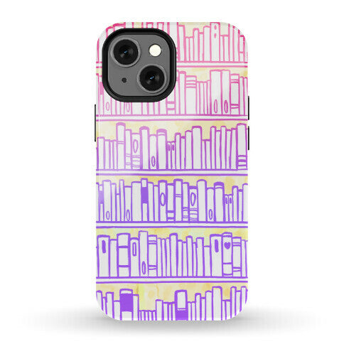 Bookshelf Pattern Phone Case