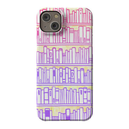 Bookshelf Pattern Phone Case