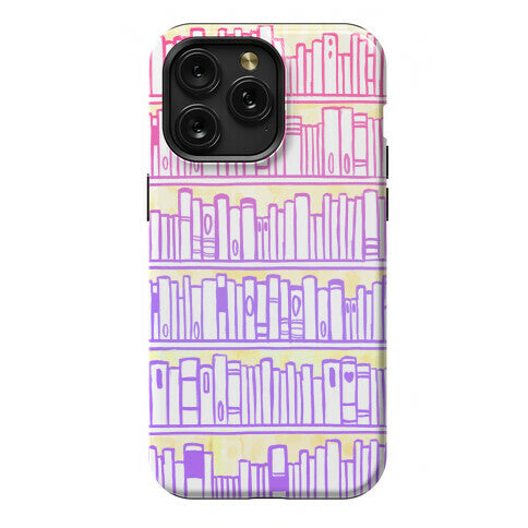 Bookshelf Pattern Phone Case