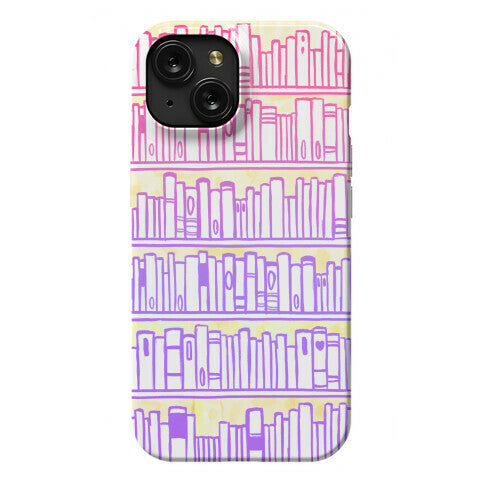 Bookshelf Pattern Phone Case