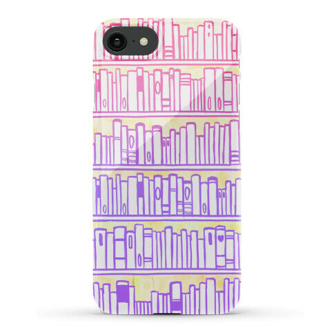 Bookshelf Pattern Phone Case