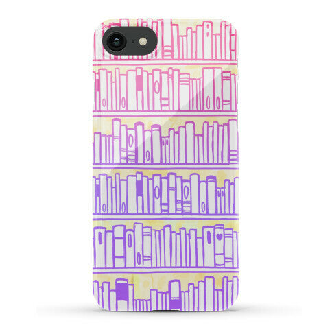 Bookshelf Pattern Phone Case