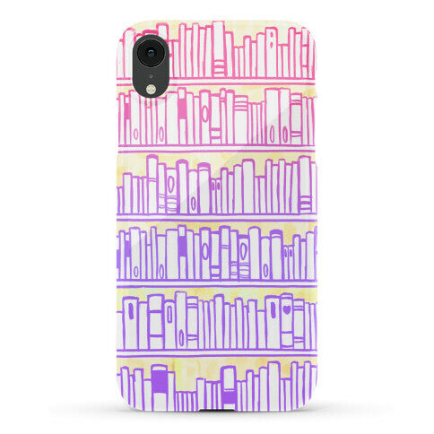 Bookshelf Pattern Phone Case