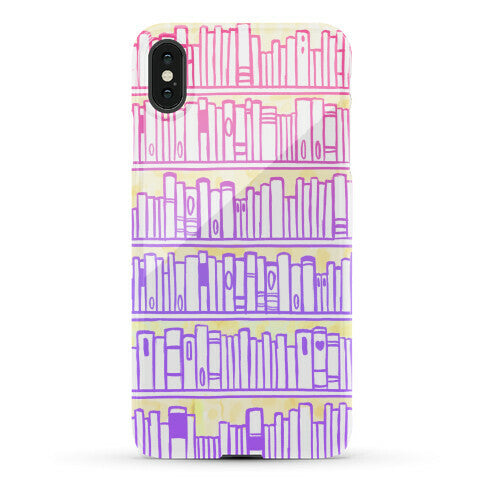 Bookshelf Pattern Phone Case