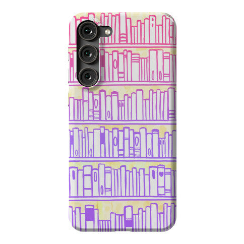 Bookshelf Pattern Phone Case