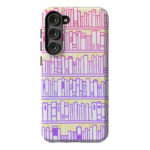Bookshelf Pattern Phone Case