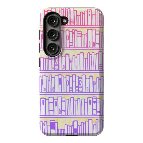 Bookshelf Pattern Phone Case