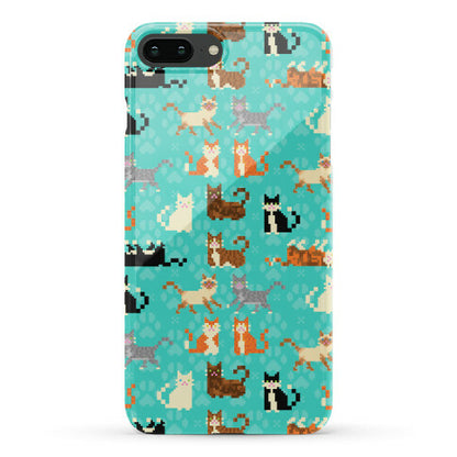 Cute Pixel Kitty Cats Phone Case