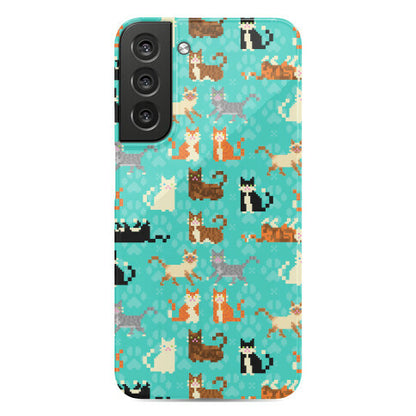 Cute Pixel Kitty Cats Phone Case