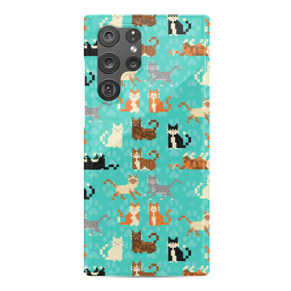 Cute Pixel Kitty Cats Phone Case