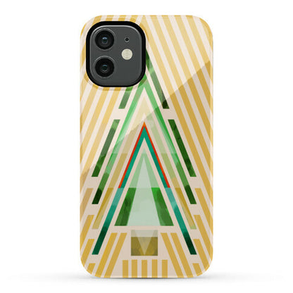 Geometric Summer Tree Phone Case