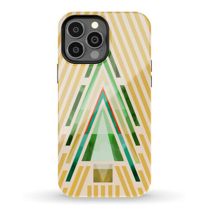 Geometric Summer Tree Phone Case