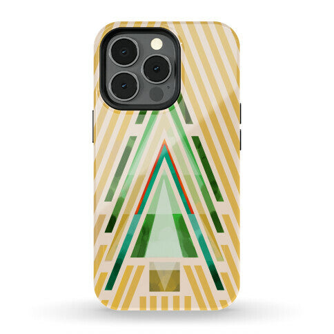 Geometric Summer Tree Phone Case