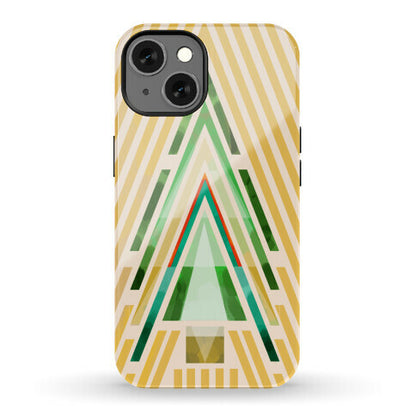 Geometric Summer Tree Phone Case