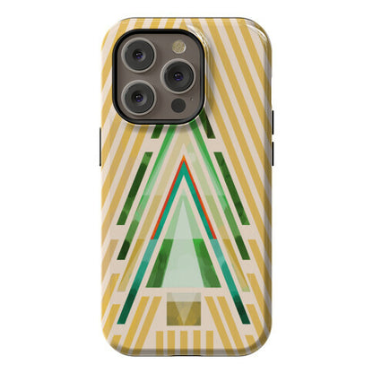 Geometric Summer Tree Phone Case