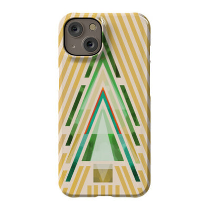 Geometric Summer Tree Phone Case